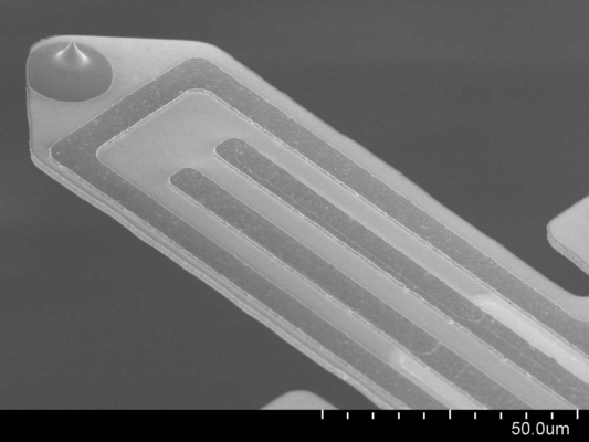 压阻式自感应探针,硅针尖,PRSA 100×48µm,SCL-Sensor