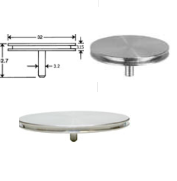 Pin型大样品台（FEI，Tescan,Zeiss）Ø32mm/Ø38mm/Ø50/Ø100mm ,Al
