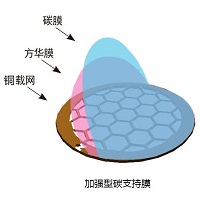 国产100枚装 200-400目加厚型碳膜