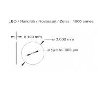 SPI 3×0.1电镜光阑 Leo/Nanolab/Novascan/Zeiss,Mo