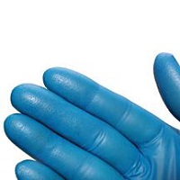 蓝色,靛蓝,黑色丁腈高敏感手套