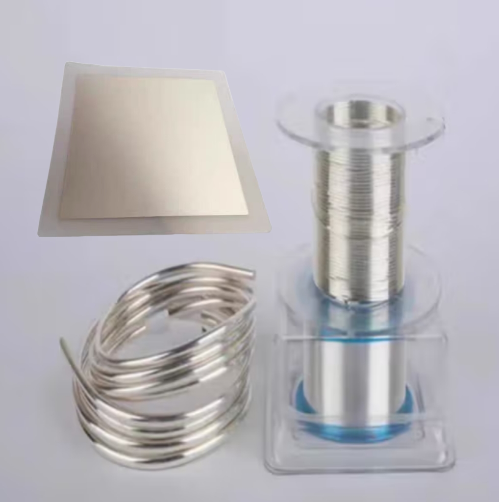 科研高纯铟丝 - 0.2/0.5/1.0mm×1m 低温封装/电子实验