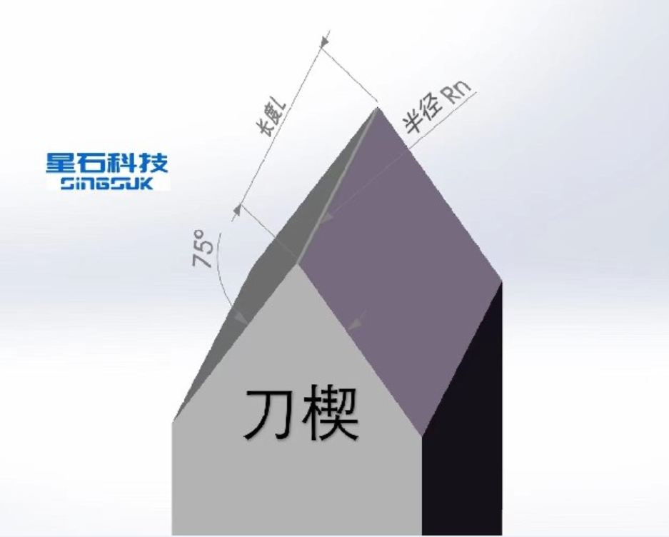 Wedge楔形压头，金刚石，国产， 斜面夹角：30°~ 75° 刃口曲率半径：20nm-1000nm 刃口长度：10um-1000um 刃口直线度：20nm~100nm